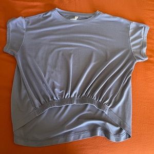 Lavender Short Sleeve Blouse